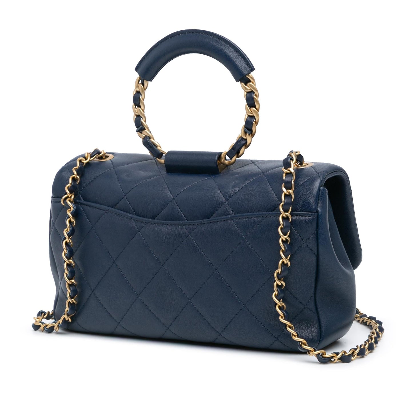 Chanel Medium Lambskin In The Loop Flap