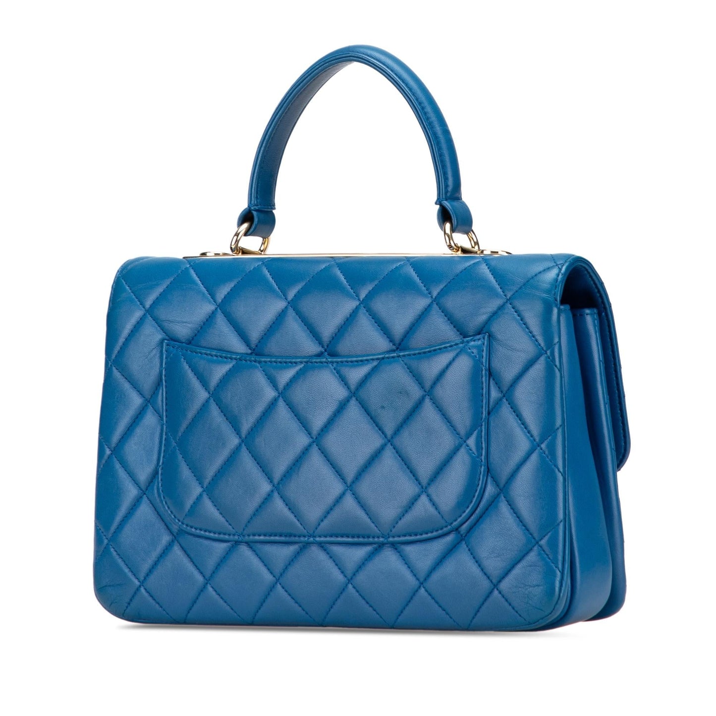 Chanel Gabrielle Lambskin Blue Shoulder Bag Style 6