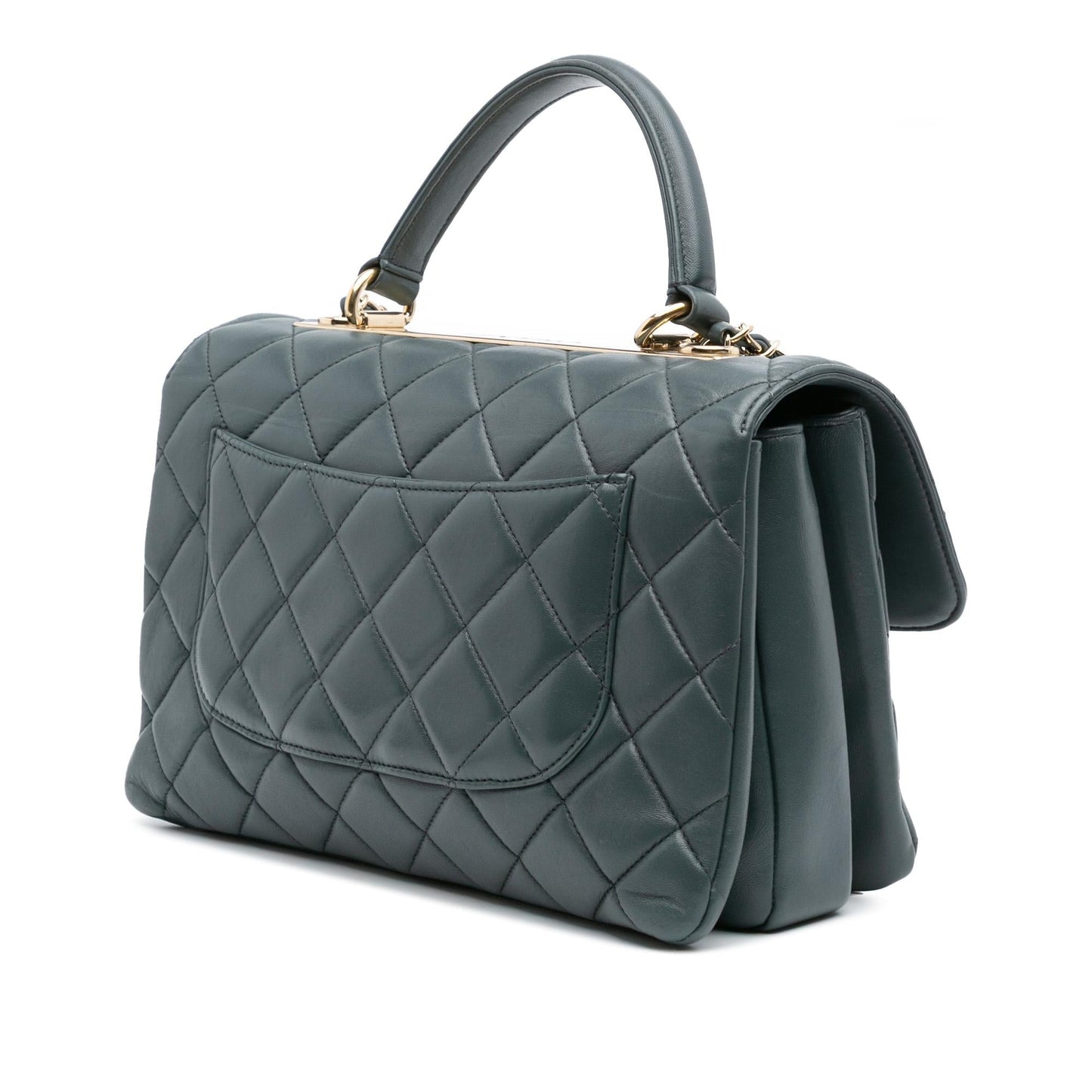 Chanel Gabrielle Lambskin Grey Shoulder Bag