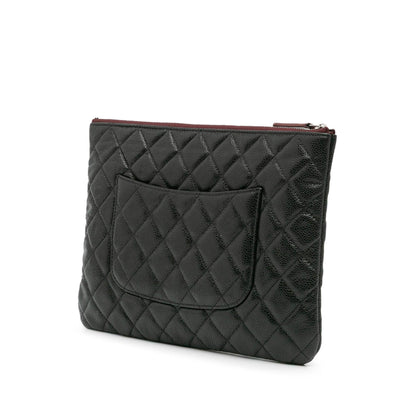 Chanel Gabrielle Caviar Black Shoulder Bag Style 7