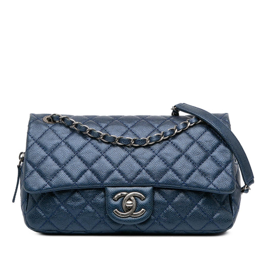 Chanel Gabrielle Caviar Blue Shoulder Bag Style 3