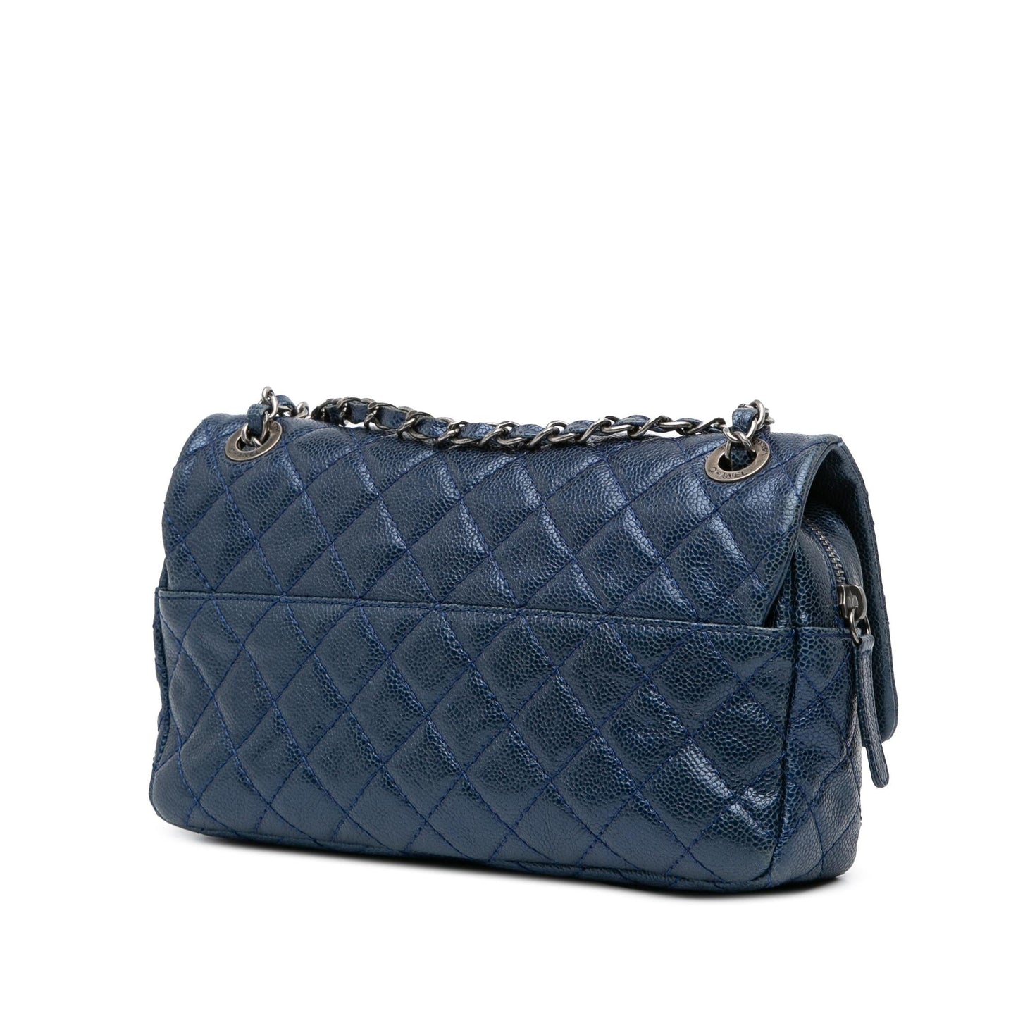 Chanel Gabrielle Caviar Blue Shoulder Bag Style 3