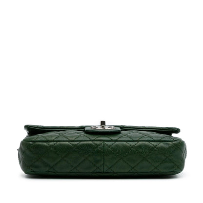 Chanel Gabrielle Caviar Green Shoulder Bag