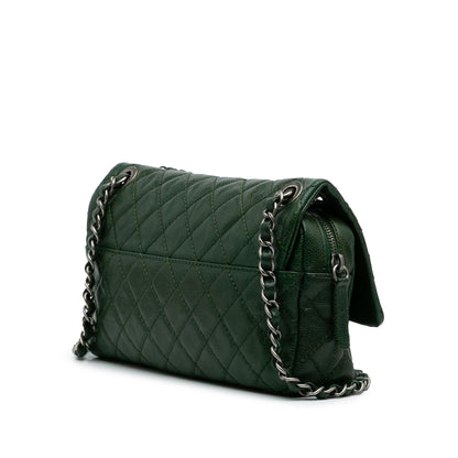 Chanel Gabrielle Caviar Green Shoulder Bag