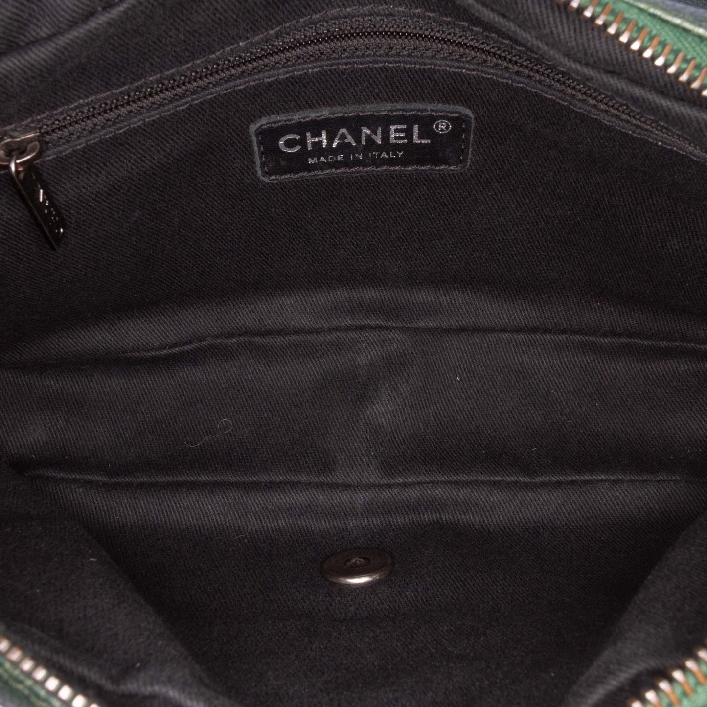 Chanel Medium Quilted Iridescent Caviar Easy Flap