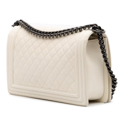 Chanel Medium Quilted Lambskin Boy Flap