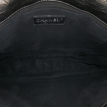Chanel Gabrielle Calfskin Grey Shoulder Bag Calfskin