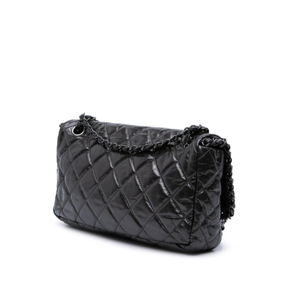 Chanel Gabrielle Calfskin Grey Shoulder Bag Style 2