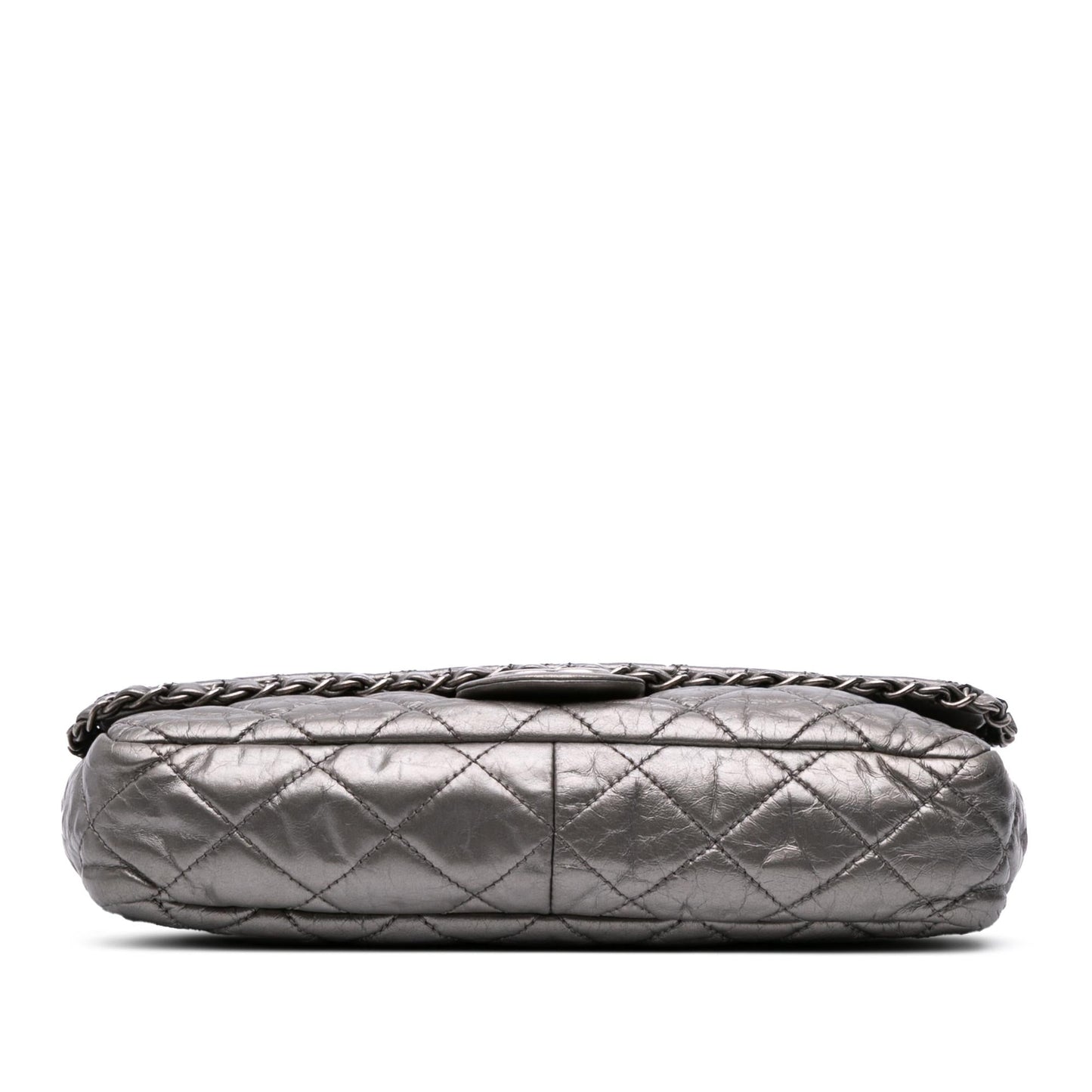Chanel Gabrielle Calfskin Grey Shoulder Bag