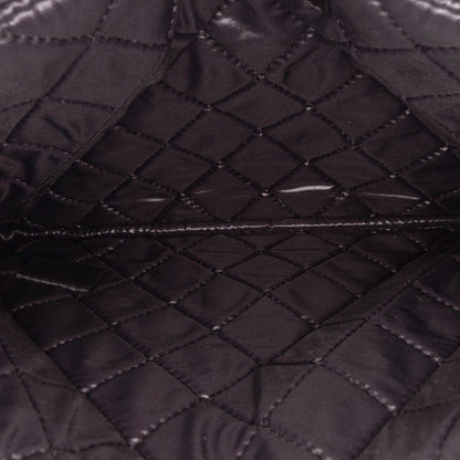Chanel Gabrielle Patent Leather Black Shoulder Bag Style 19