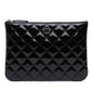 Chanel Gabrielle Patent Leather Black Shoulder Bag Style 19