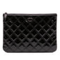 Chanel Gabrielle Patent Leather Black Shoulder Bag Style 18