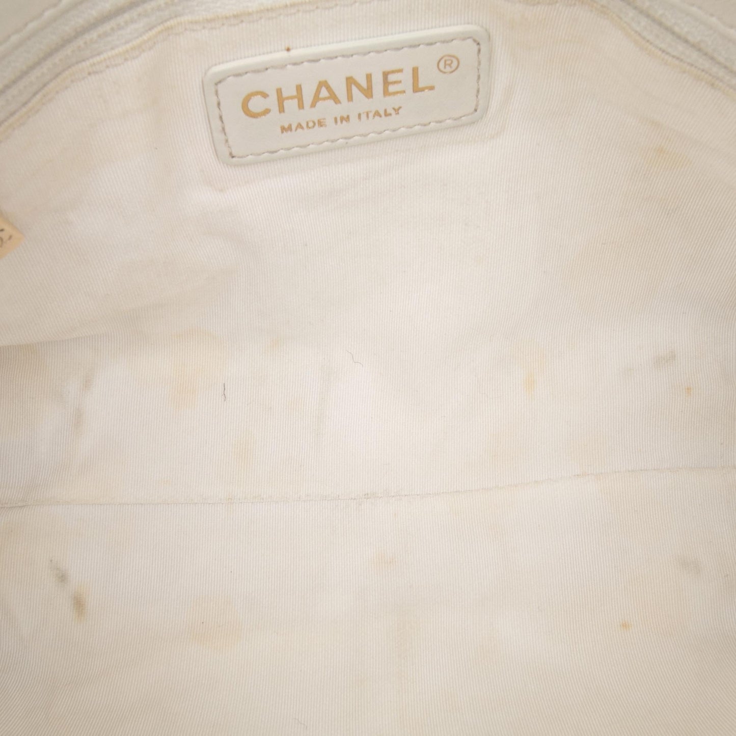 Chanel Medium Stitched Calfskin Covered Cc Flap