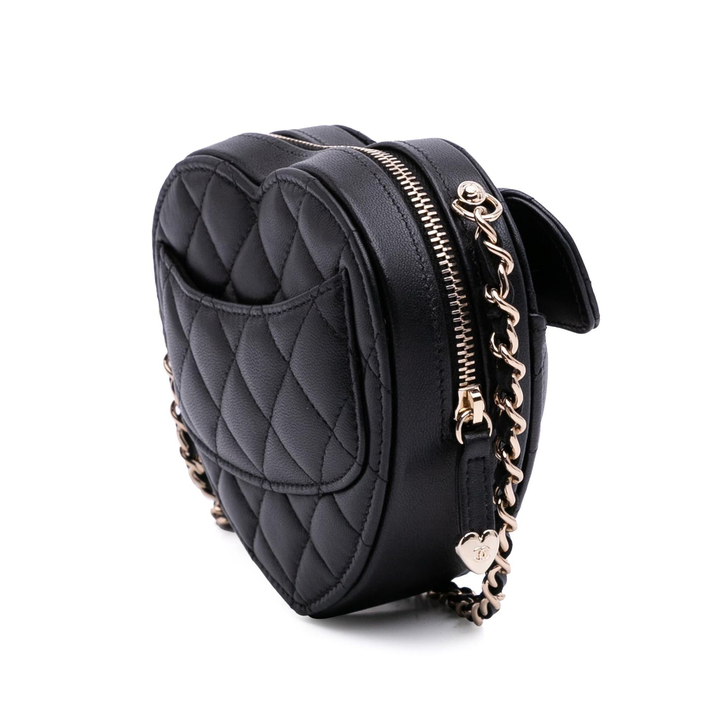 Chanel Gabrielle Lambskin Black Crossbody Style 5