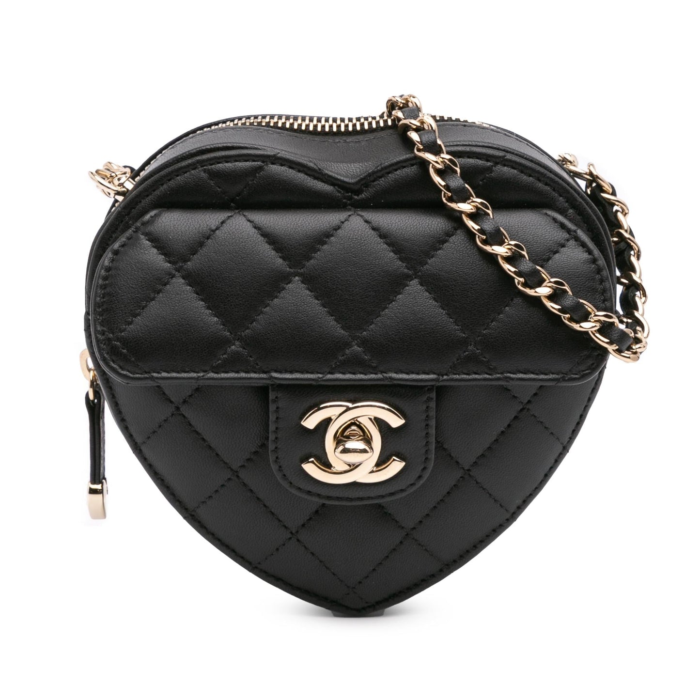 Chanel Gabrielle Lambskin Black Crossbody