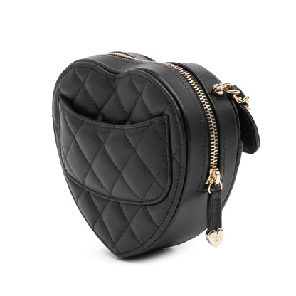 Chanel Gabrielle Lambskin Black Crossbody