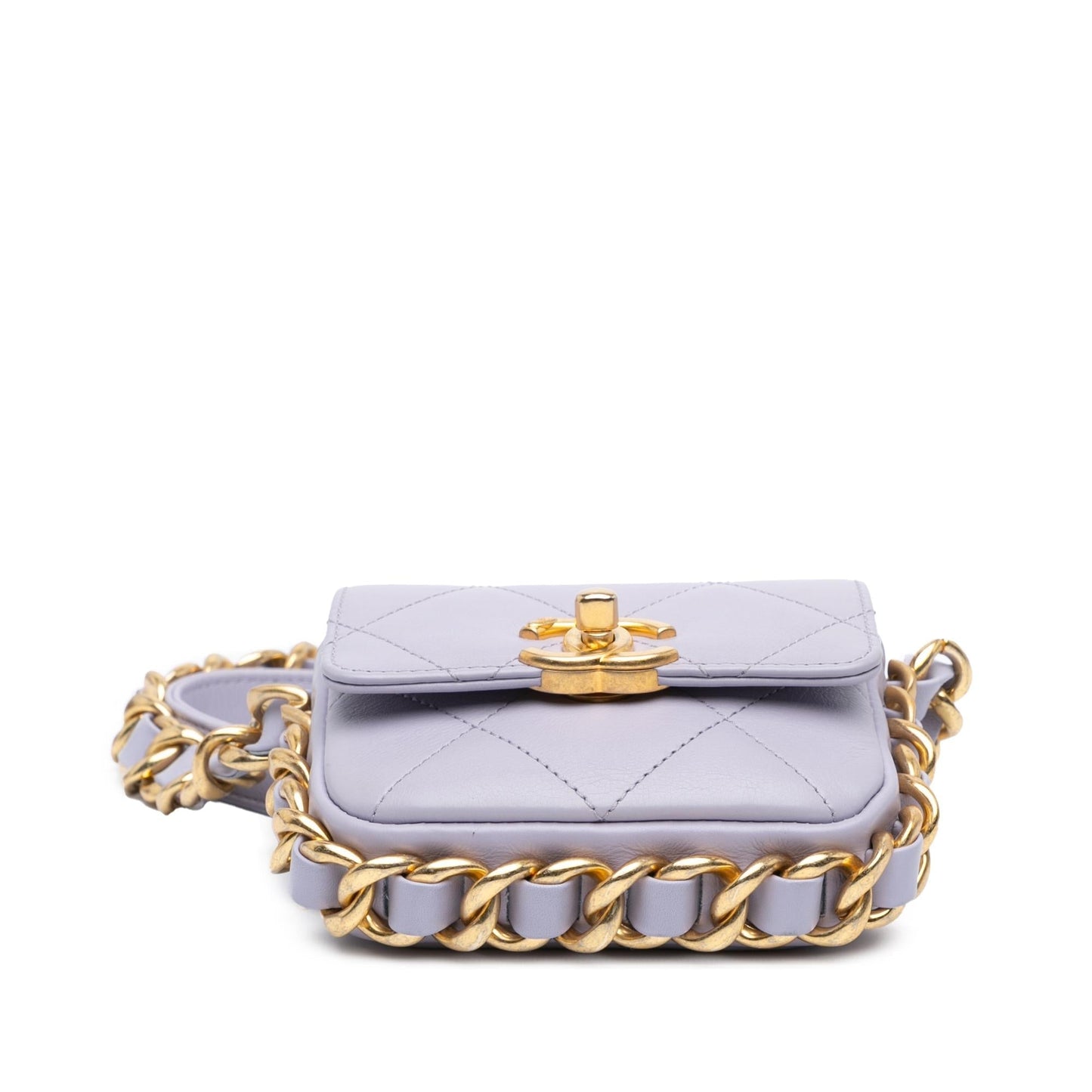Chanel Gabrielle Calfskin Tan Shoulder Bag Calfskin