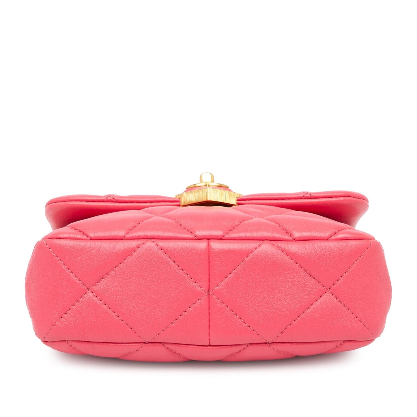 Chanel Mini Quilted Lambskin Acrylic Coco Love Flap