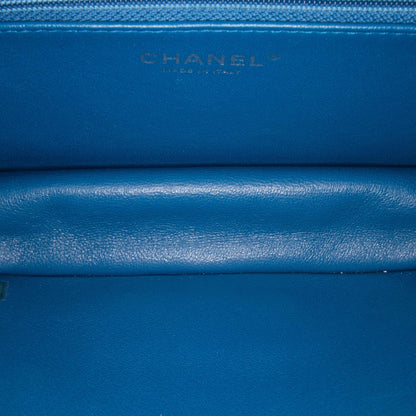 Chanel Gabrielle Tweed Blue Shoulder Bag Style 4