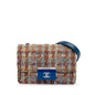 Chanel Gabrielle Tweed Blue Shoulder Bag Style 4