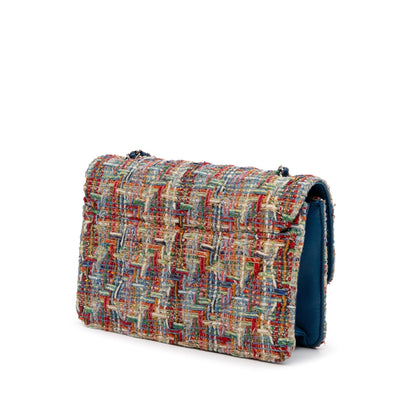 Chanel Gabrielle Tweed Blue Shoulder Bag Style 4