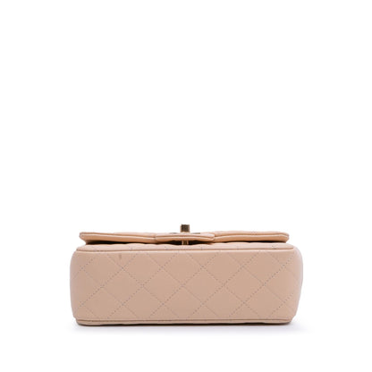 Chanel Gabrielle Lambskin Brown Shoulder Bag Style 9