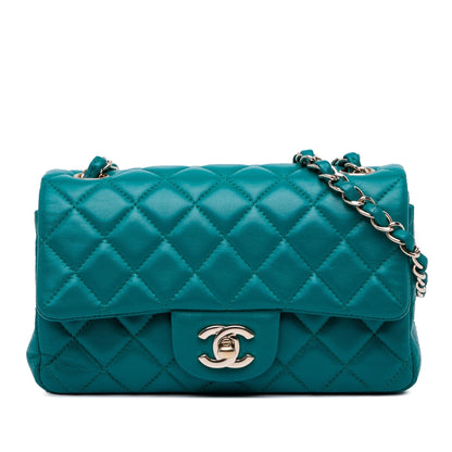 Chanel Gabrielle Lambskin Blue Shoulder Bag Style 9