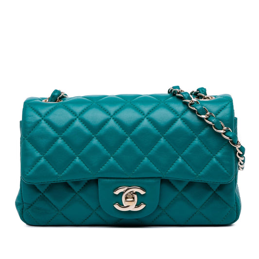 Chanel Gabrielle Lambskin Blue Shoulder Bag Style 9