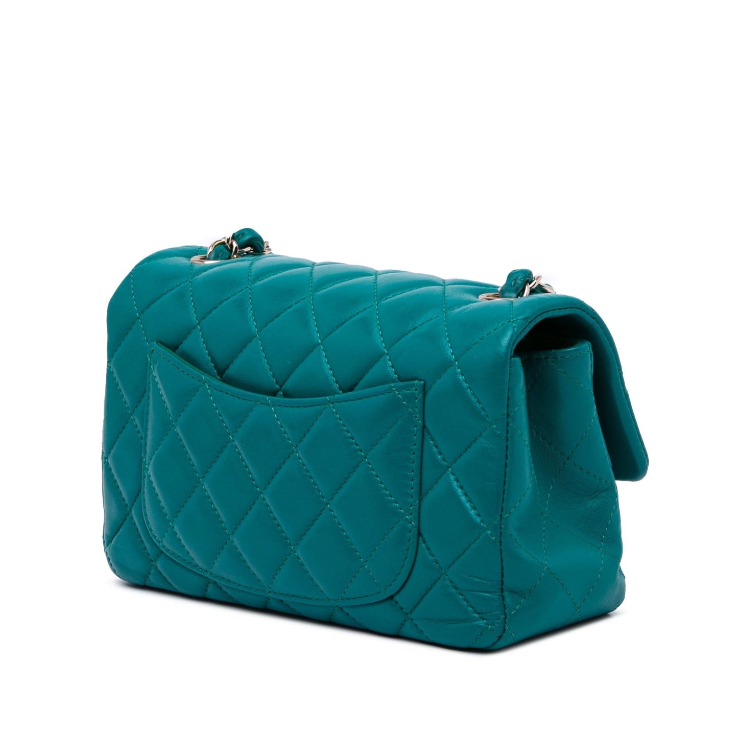 Chanel Gabrielle Lambskin Blue Shoulder Bag Style 9