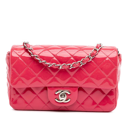 Chanel Gabrielle Patent Leather Pink Shoulder Bag Style 2