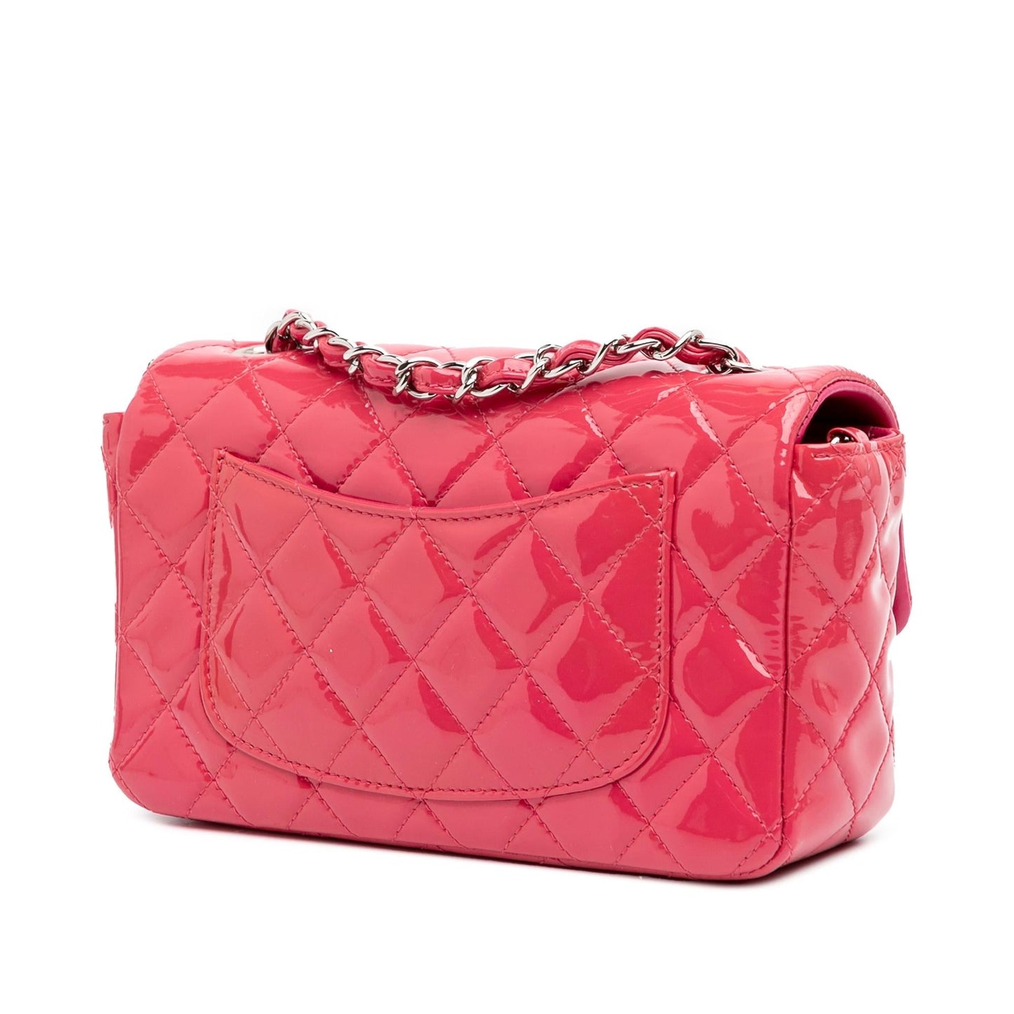 Chanel Gabrielle Patent Leather Pink Shoulder Bag
