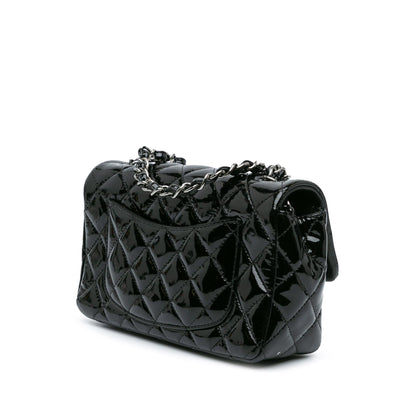 Chanel Gabrielle Patent Leather Black Shoulder Bag Style 14