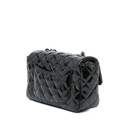 Chanel Gabrielle Patent Leather Black Shoulder Bag Style 13