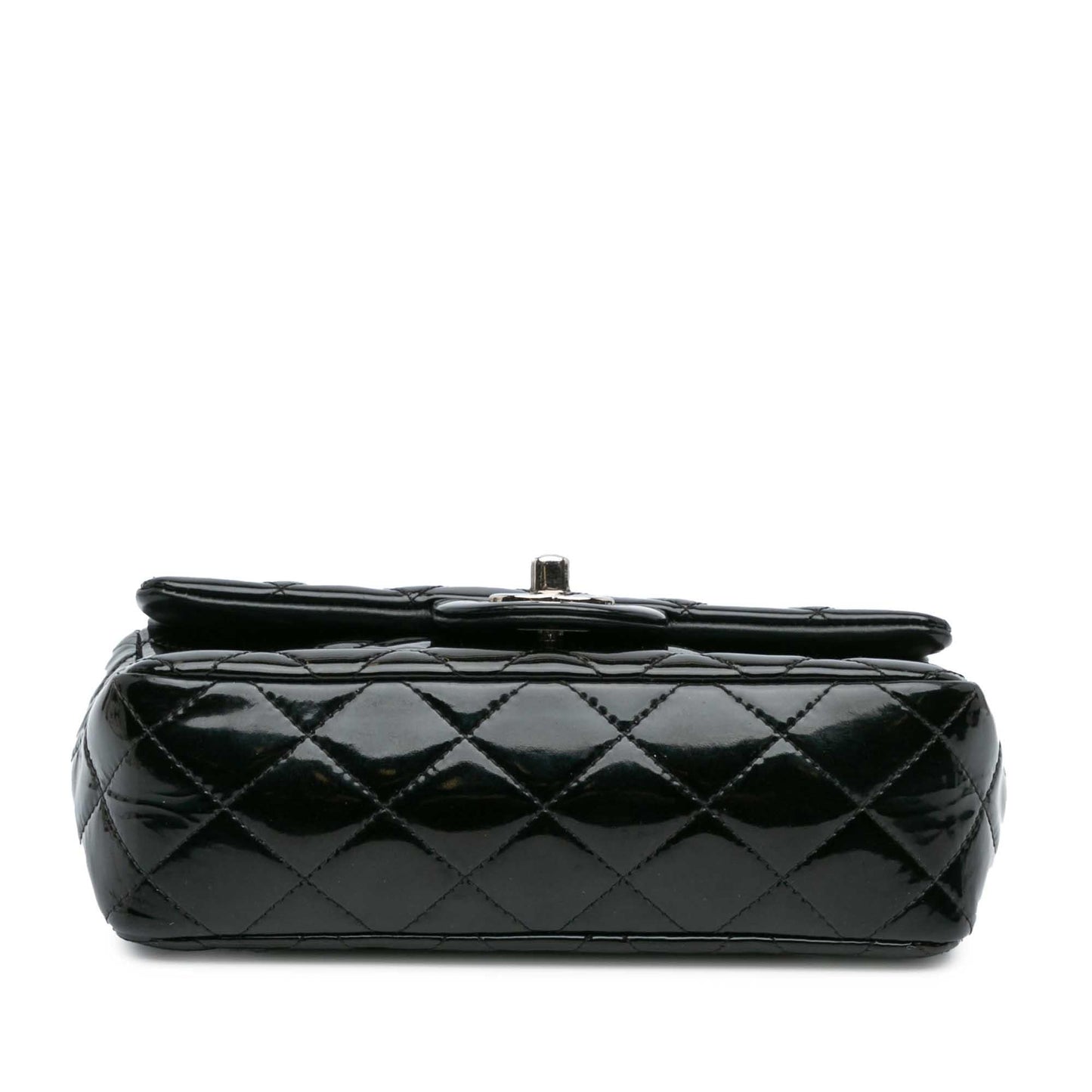 Chanel Gabrielle Patent Leather Black Shoulder Bag Style 11