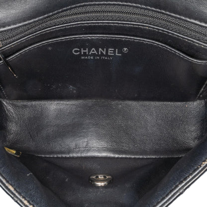 Chanel Gabrielle Patent Leather Black Shoulder Bag Patent Leather