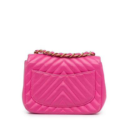 Chanel Gabrielle Lambskin Pink Shoulder Bag Style 6