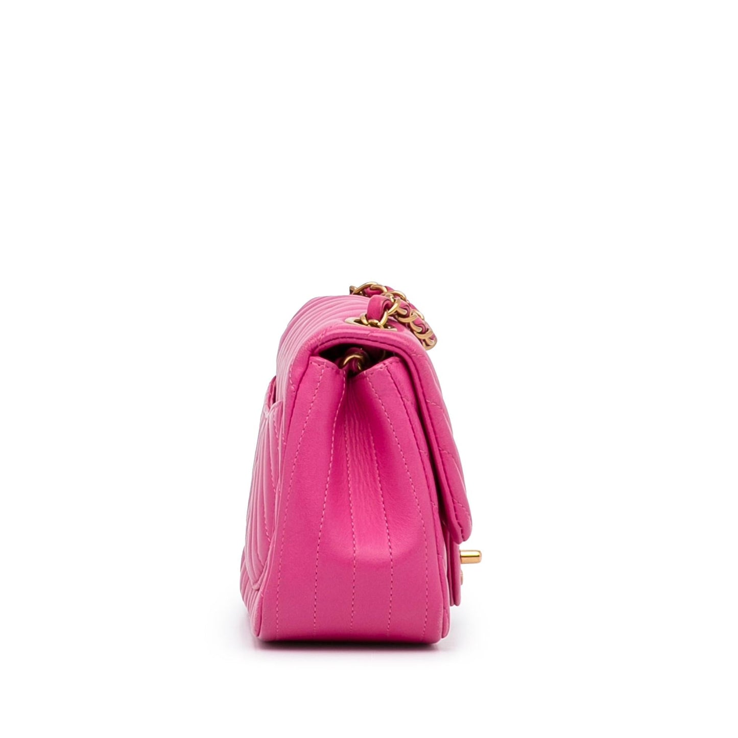Chanel Gabrielle Lambskin Pink Shoulder Bag Style 6