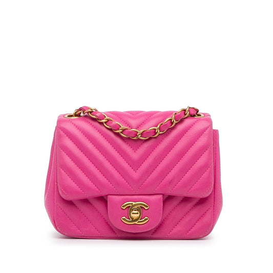 Chanel Gabrielle Lambskin Pink Shoulder Bag Style 6