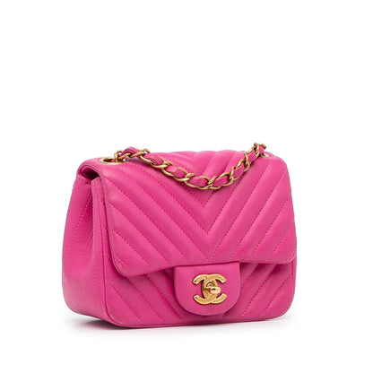 Chanel Gabrielle Lambskin Pink Shoulder Bag Style 6