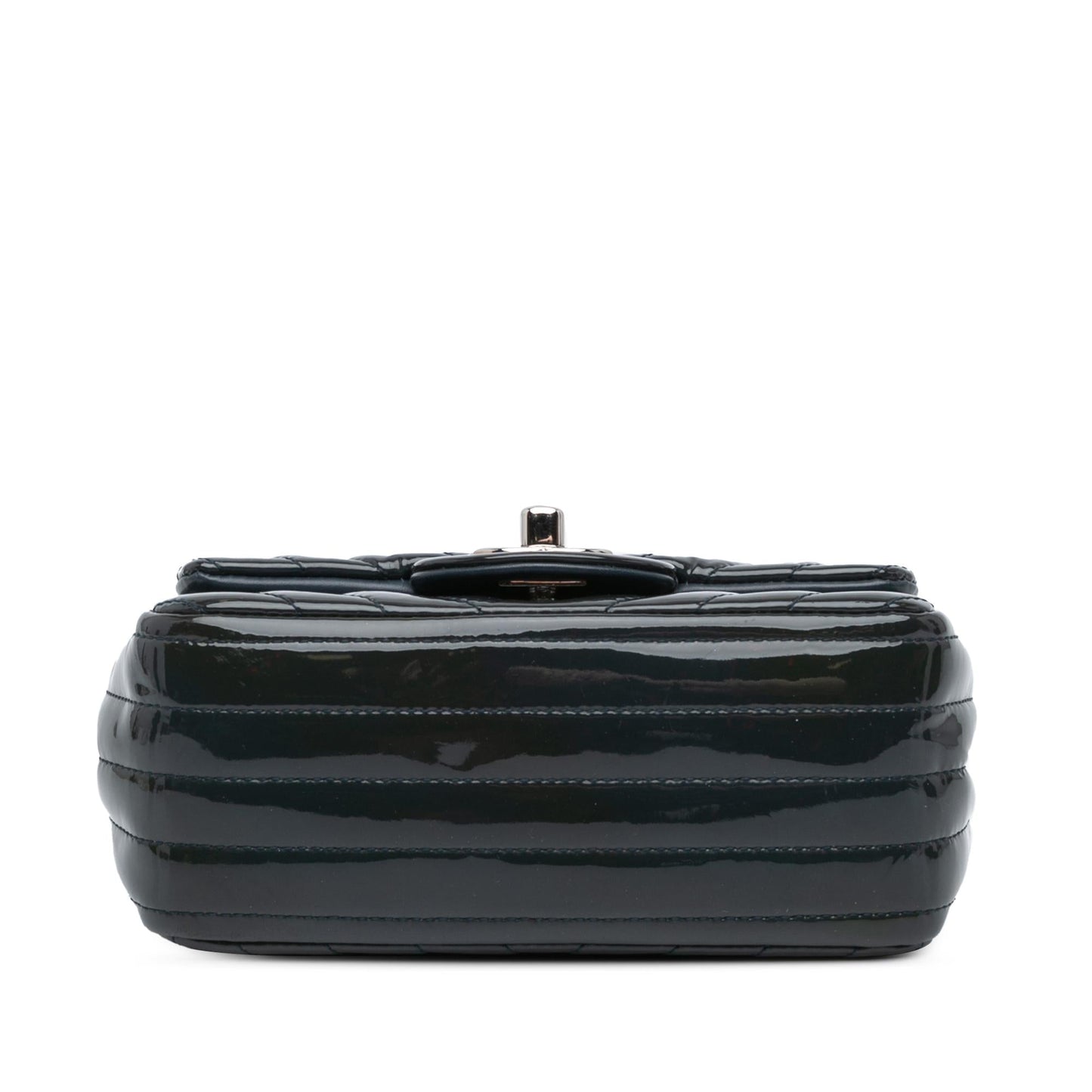 Chanel Gabrielle Patent Leather Blue Shoulder Bag Patent Leather