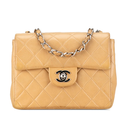 Chanel Gabrielle Lambskin Brown Shoulder Bag Style 16