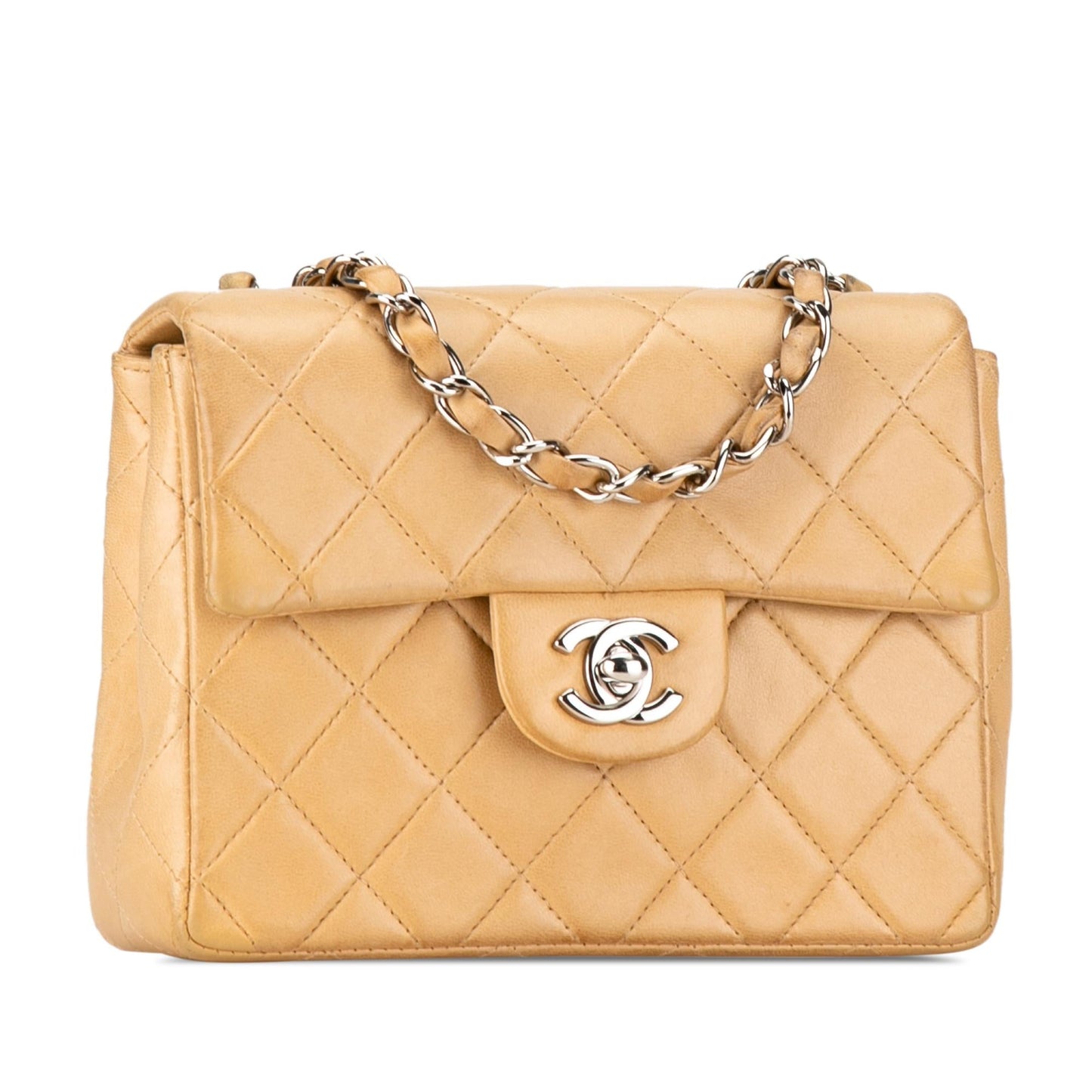 Chanel Gabrielle Lambskin Brown Shoulder Bag Style 16