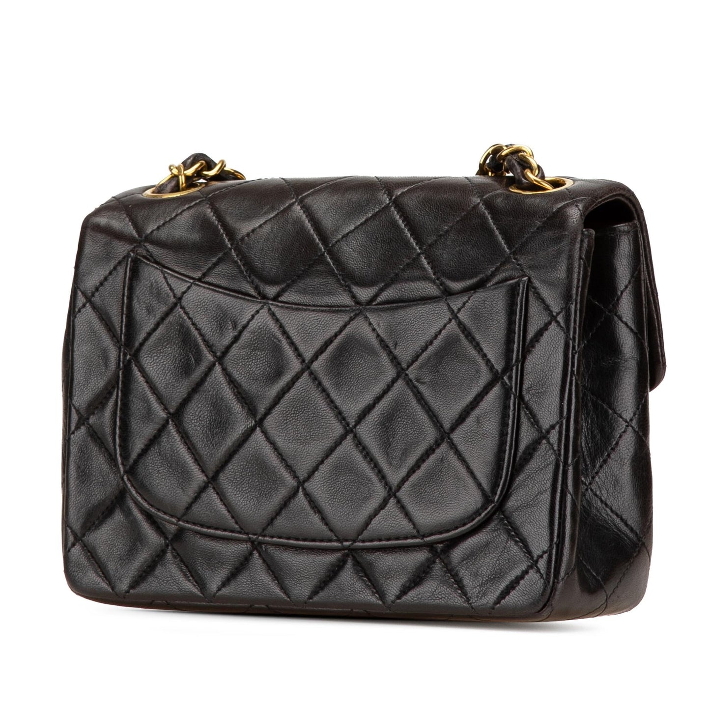 Chanel Gabrielle Lambskin Black Shoulder Bag Style 62