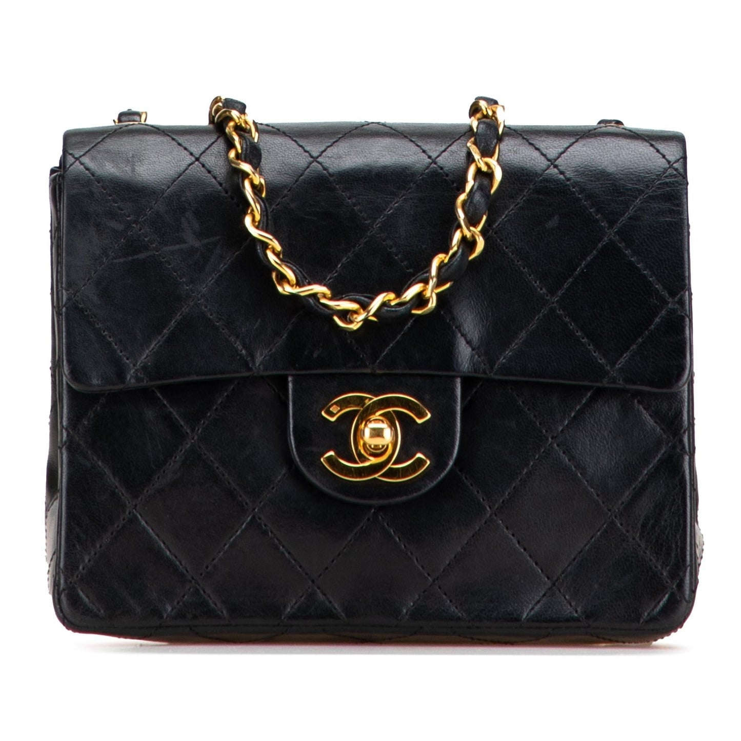 Chanel Gabrielle Lambskin Black Shoulder Bag Style 19