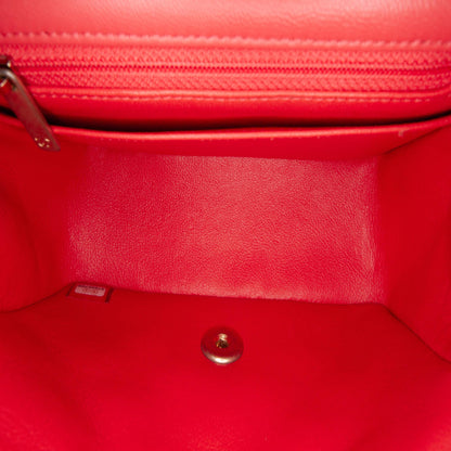 Chanel Gabrielle Lambskin Red Shoulder Bag Style 4