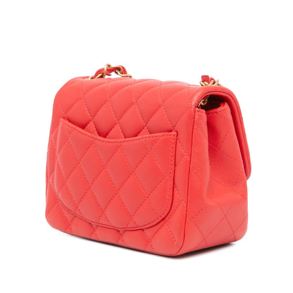 Chanel Gabrielle Lambskin Red Shoulder Bag Style 4