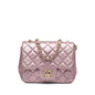 Chanel Mini Square Classic Metallic Calfskin Single Flap