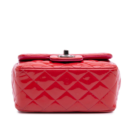 Chanel Gabrielle Patent Leather Red Shoulder Bag Patent Leather