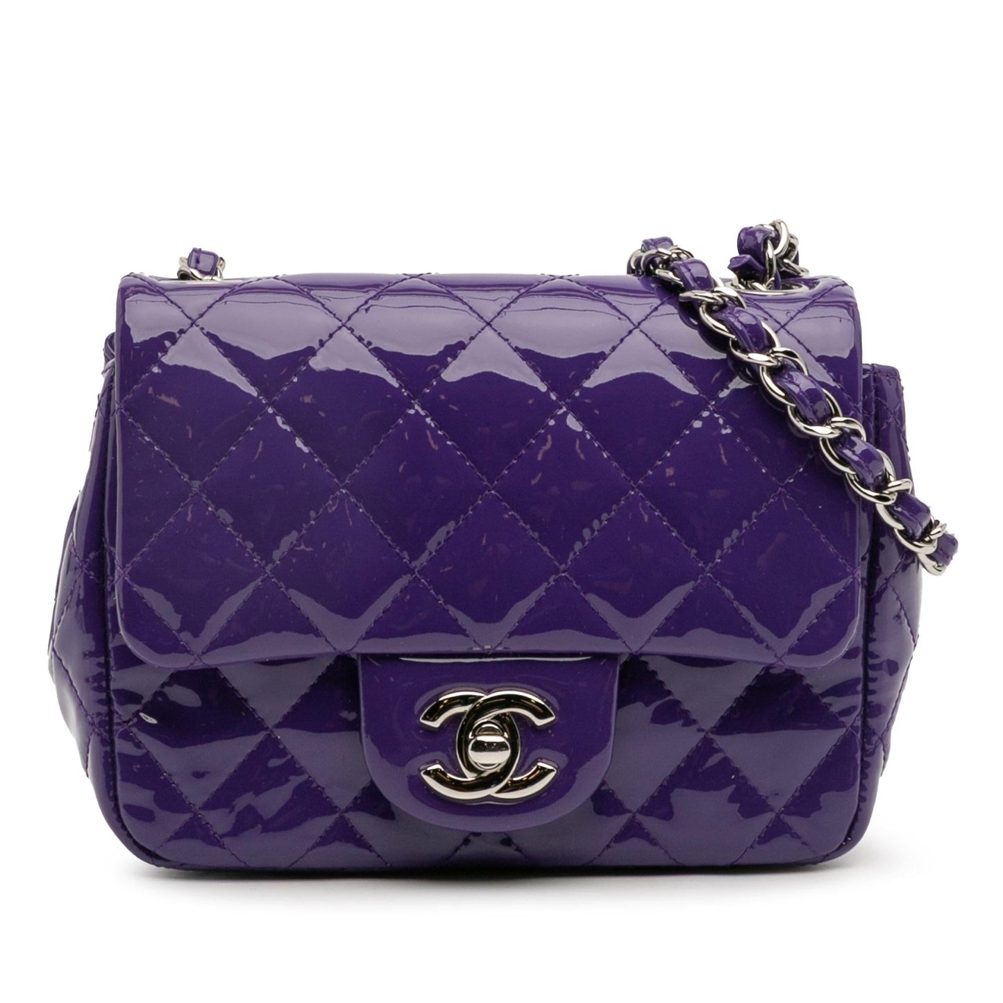Chanel Gabrielle Patent Leather Tan Shoulder Bag