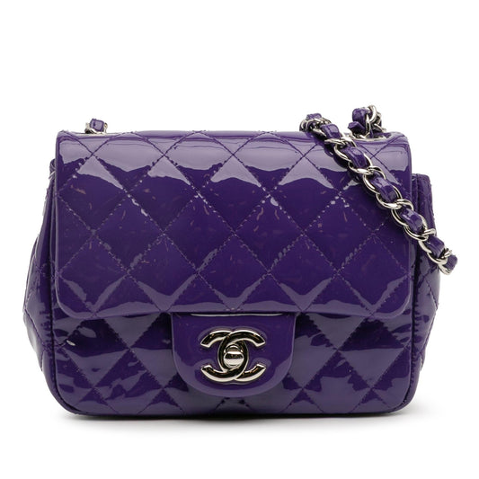 Chanel Gabrielle Patent Leather Tan Shoulder Bag